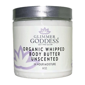Organic Unscented Whipped Body Butter (size: 8 oz.)