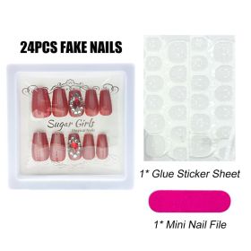 Red Diamonds, Red Nails (Color: Red)