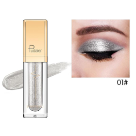 Pudaier Glitter & Glow Liquid Eyeshadow (Color: # 01 Matte Silver)