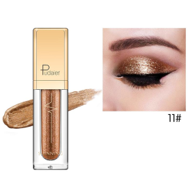 Pudaier Glitter & Glow Liquid Eyeshadow (Color: # 11 Golden Brown)