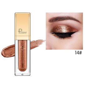 Pudaier Glitter & Glow Liquid Eyeshadow (Color: # 14 Dark Orange)