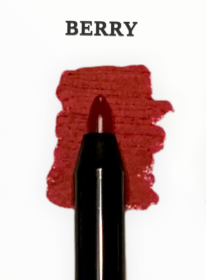 Retractable Matte Lip Liner With Shea Butter (Color: Berry-Plum with cool red undertone)