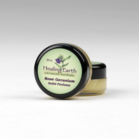 Solid Perfume (scent: Rose Geranium, size: .33oz)