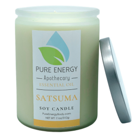 Soy Candle (scent: Satsuma, size: 0.6875)